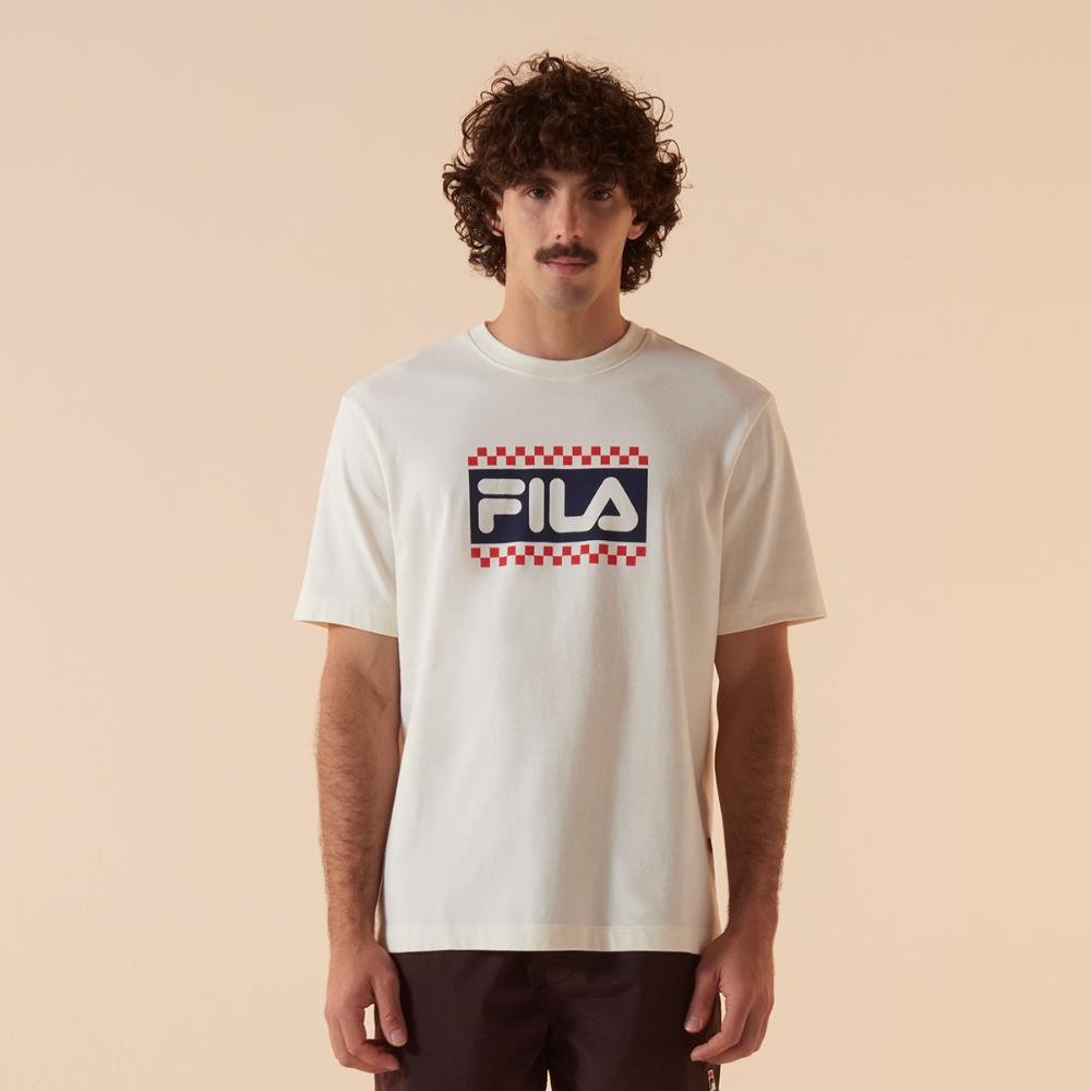 Camiseta Fila Comfort Gt Masculina Branco 1