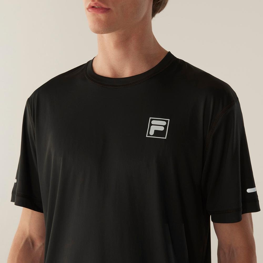 Camiseta Fila Comfort Kenya Racer Masculina Preto 4