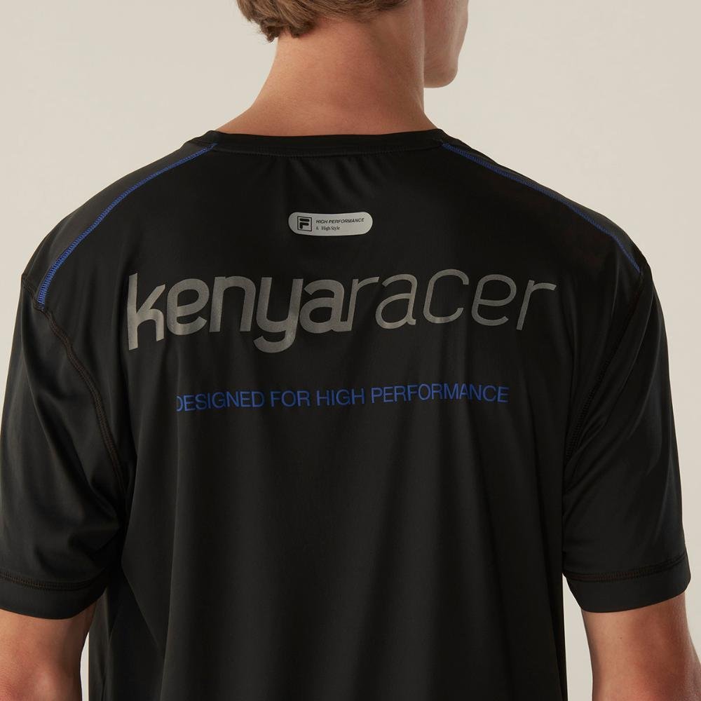 Camiseta Fila Comfort Kenya Racer Masculina Preto 5
