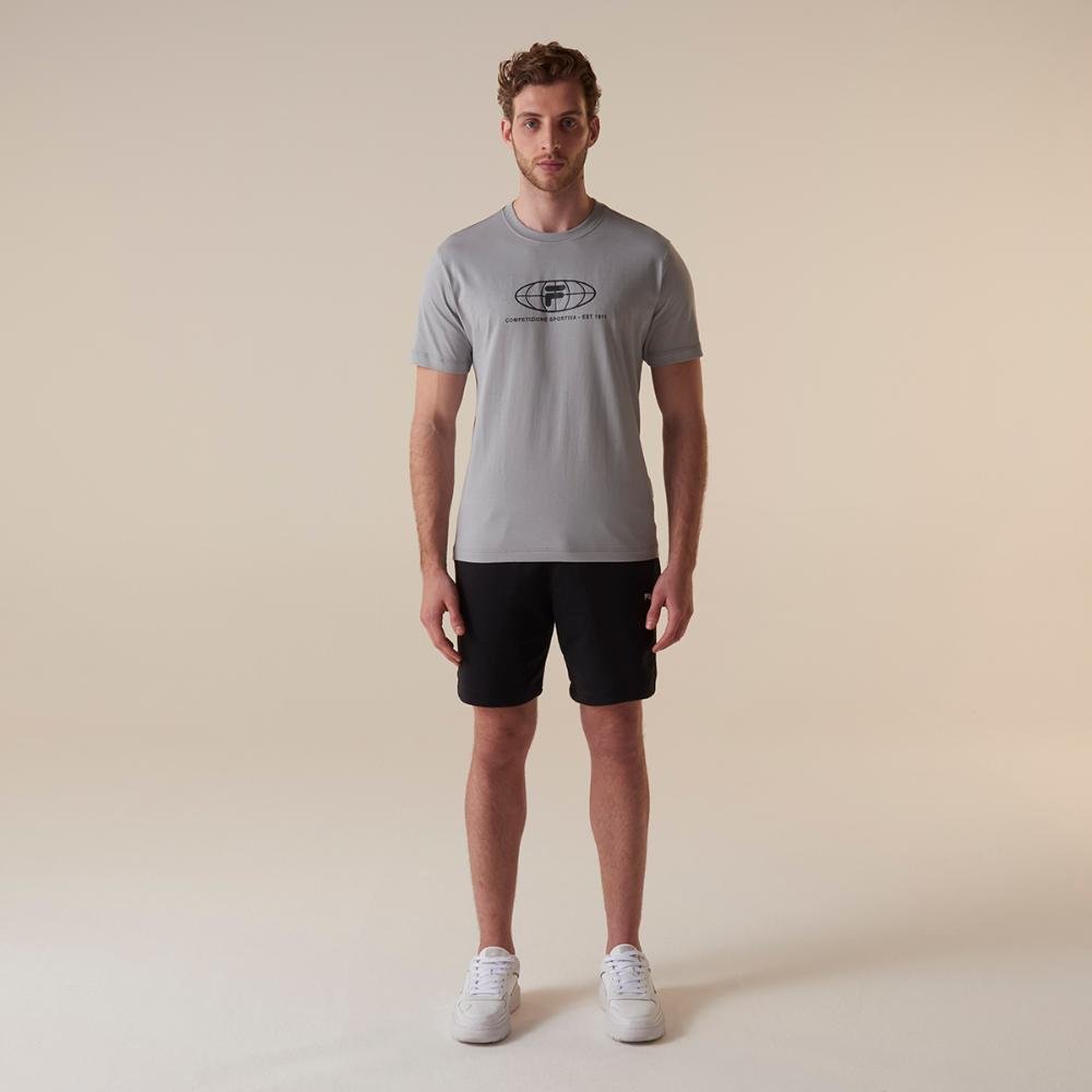 Camiseta Fila Comfort Sportiva Masculina Cinza 3
