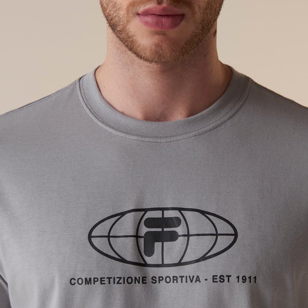 Camiseta Fila Comfort Sportiva Masculina Cinza 5