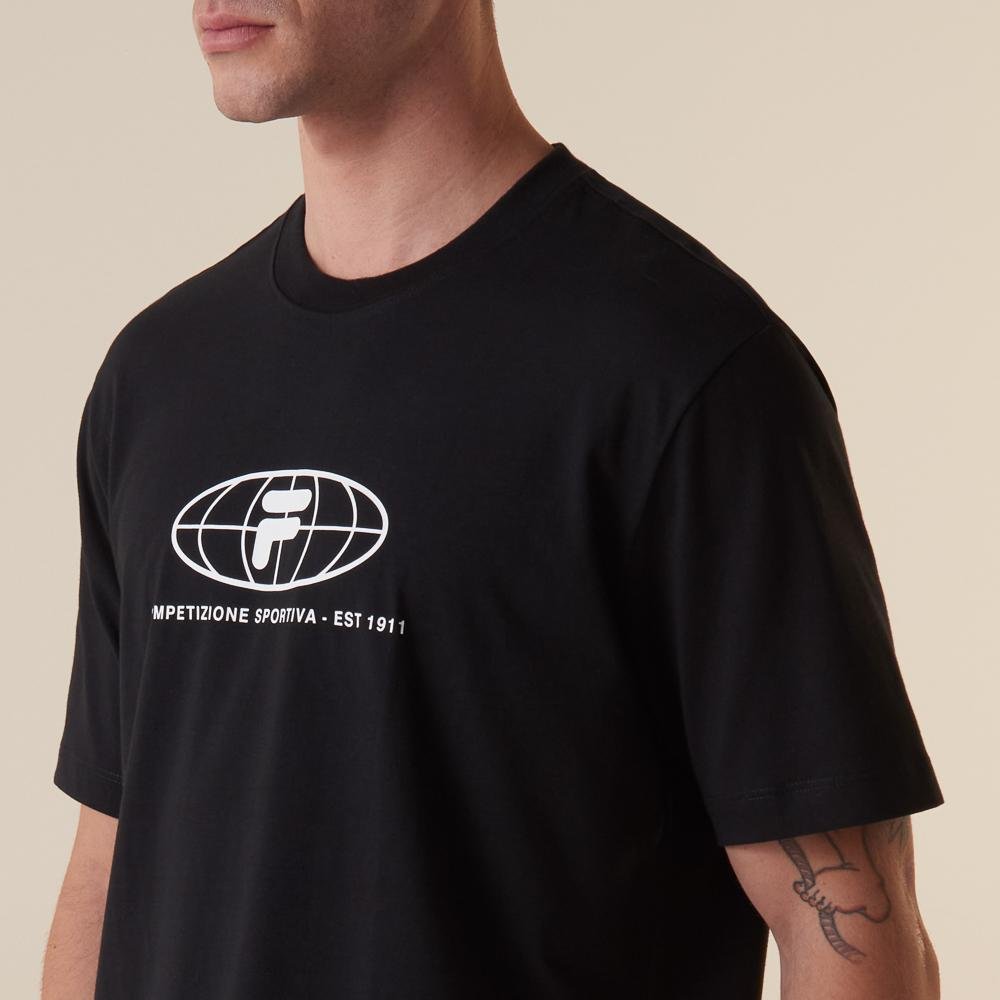 Camiseta Fila Comfort Sportiva Masculina Preto 4
