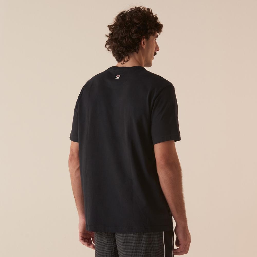 Camiseta Fila Comfort Tour Motor Sport Masculina Preto 2