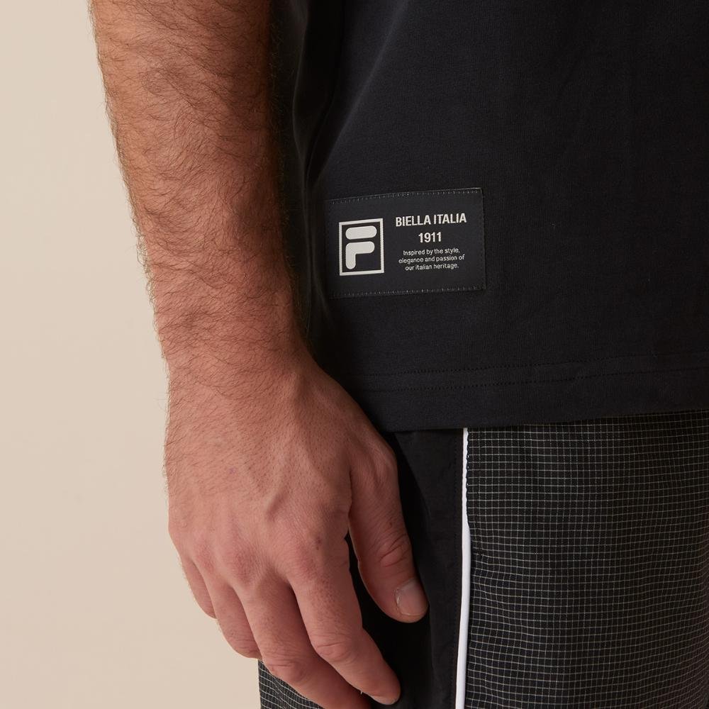 Camiseta Fila Comfort Tour Motor Sport Masculina Preto 5
