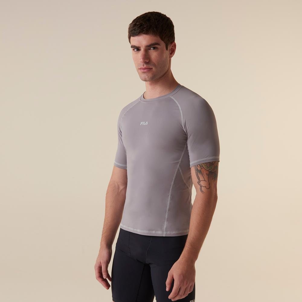 Camiseta Fila Performa Eco Masculina Cinza 1