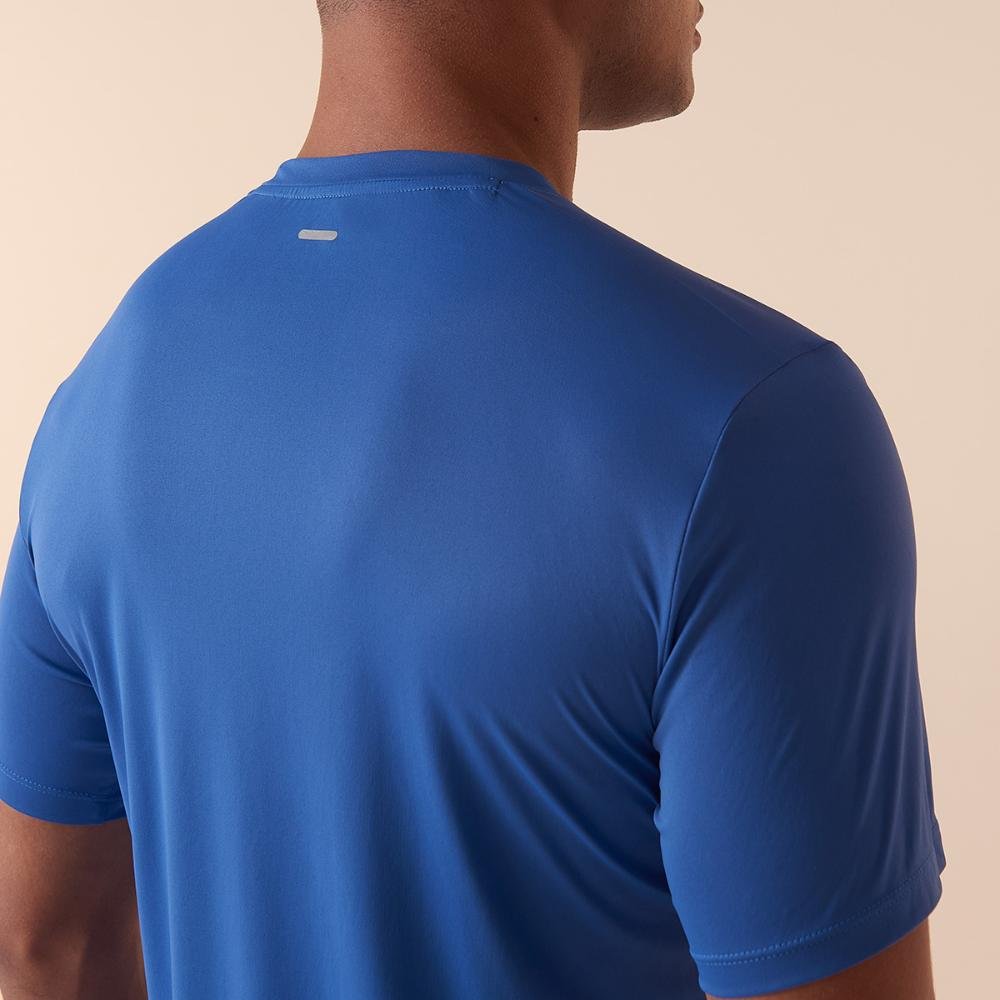 Camiseta Fila Reflective Core Run Masculina Azul 4