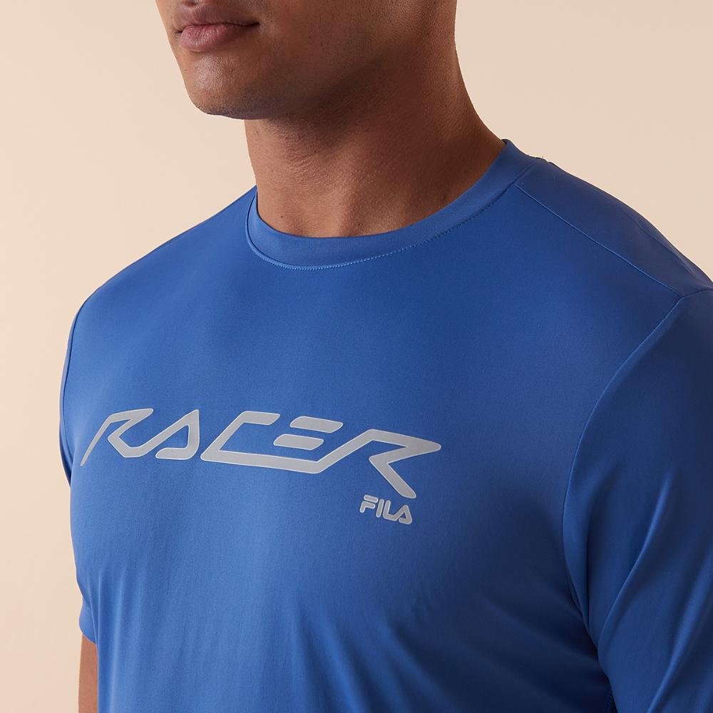 Camiseta Fila Reflective Core Run Masculina Azul 5