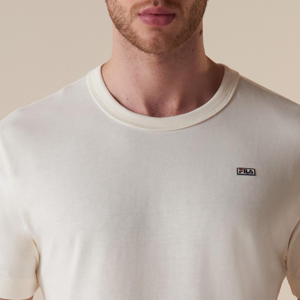 Camiseta Fila Regular Essential Everyday Masculina Branco 5
