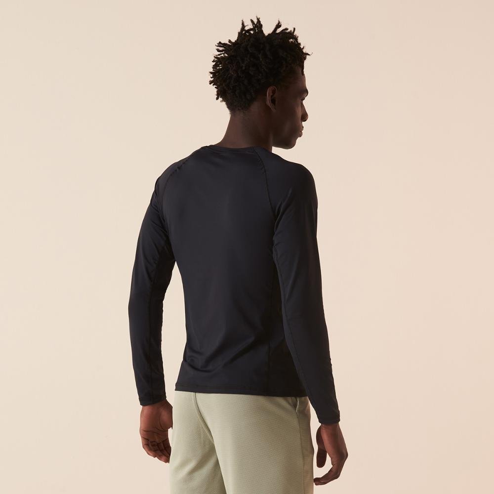 Camiseta Manga Longa Fila Performa Eco Masculina Preto 2
