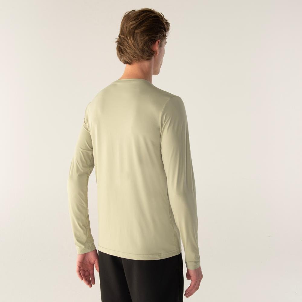 Camiseta Manga Longa Fila Sun Protect Breezy Masculina Verde 2
