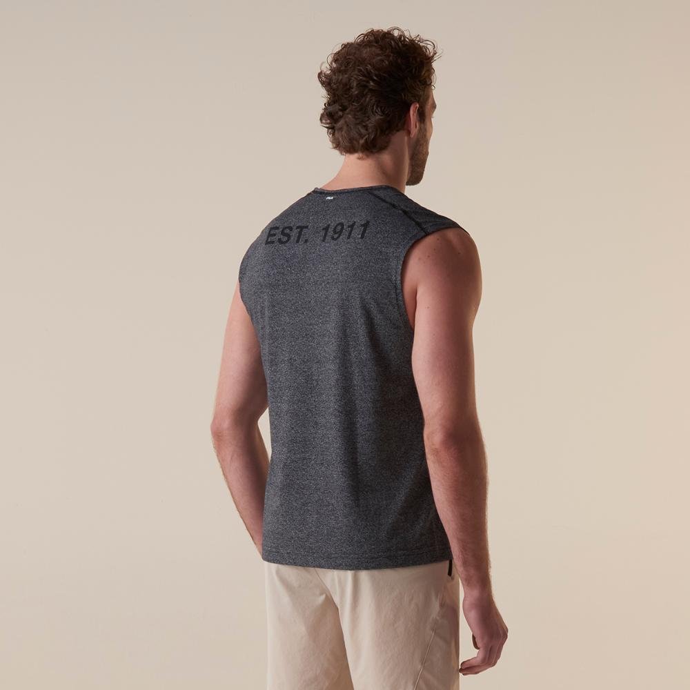 Camiseta Sem Manga Fila Comfort Smart Cotton Masculina Cinza 2