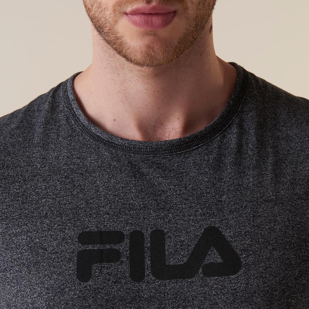 Camiseta Sem Manga Fila Comfort Smart Cotton Masculina Cinza 4