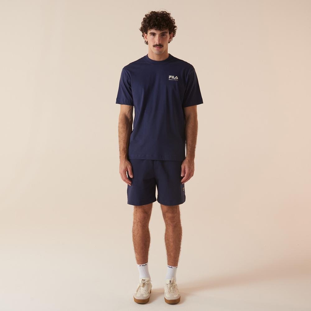 Camiseta Fila Comfort Biella 1911 Masculina Azul 3