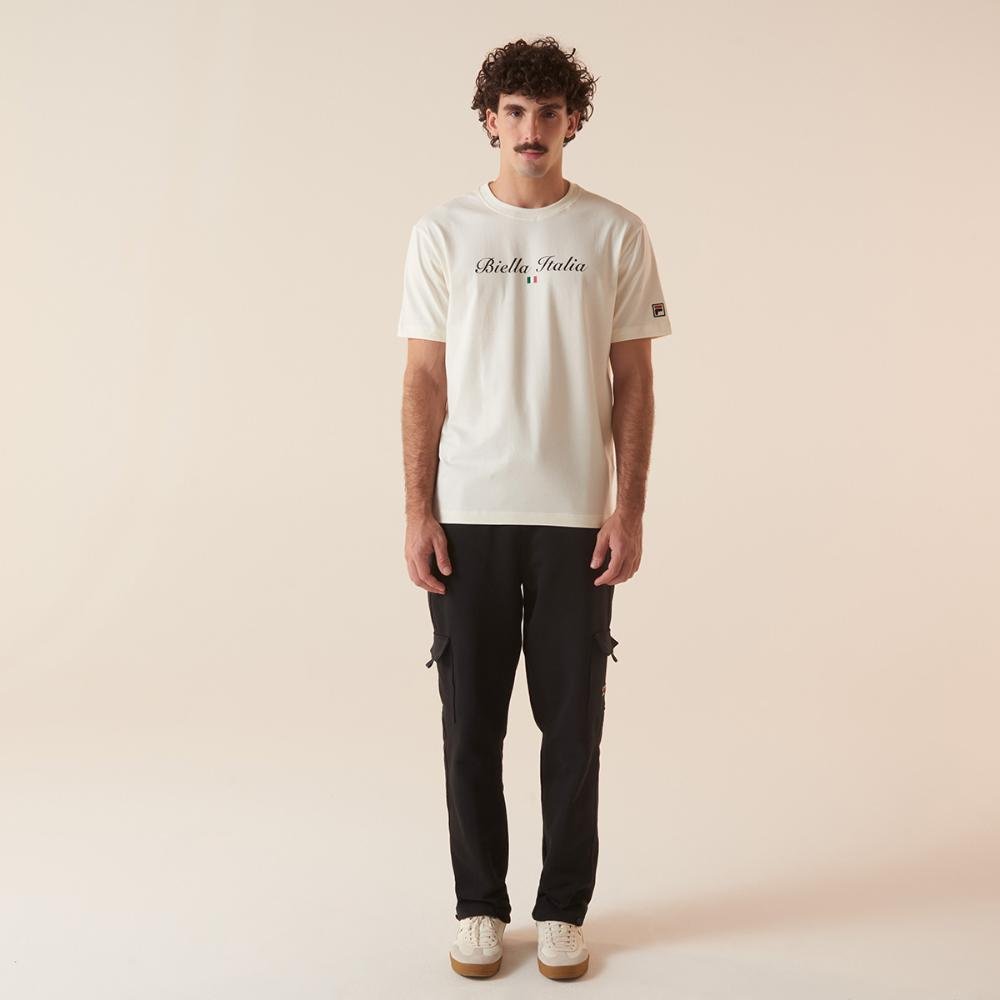 Camiseta Fila Comfort Biella Italia Masculina Branco 3