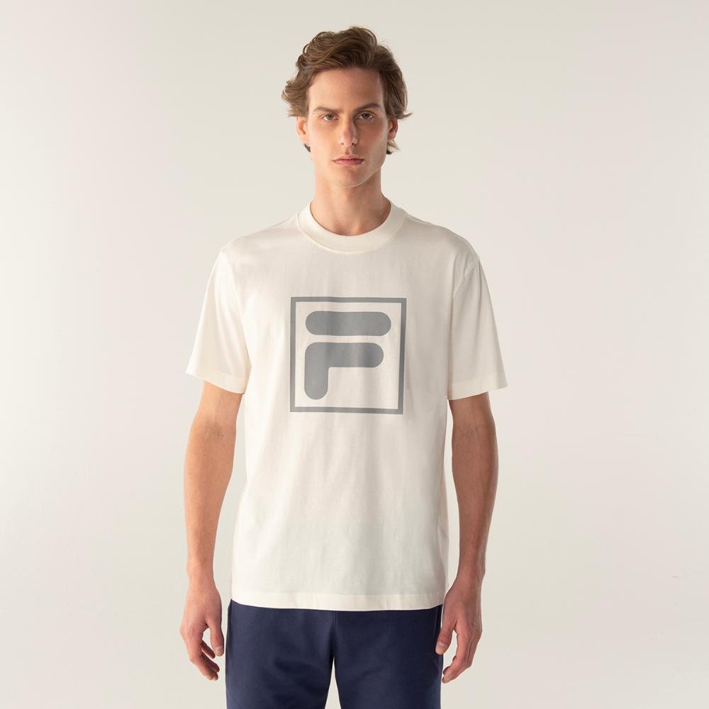 Camiseta Fila Comfort F-Box Union Classics Masculina Branco 1