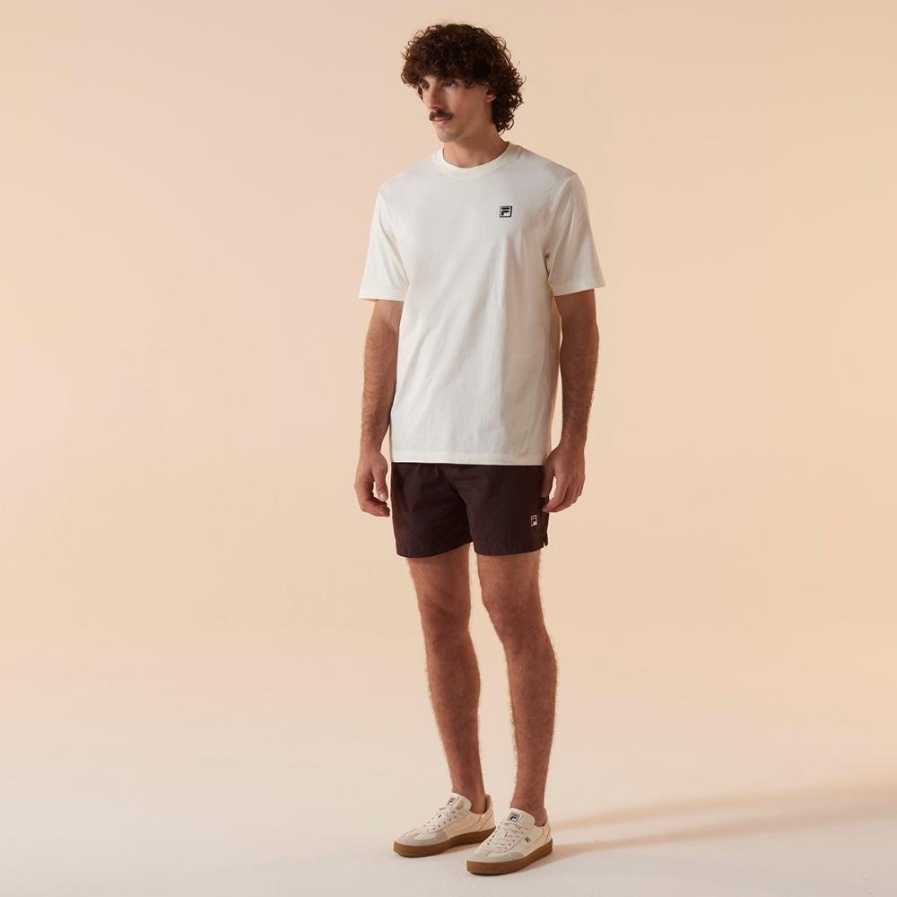 Camiseta Fila Comfort Italia Drawing Union Classics Masculina Branco 3