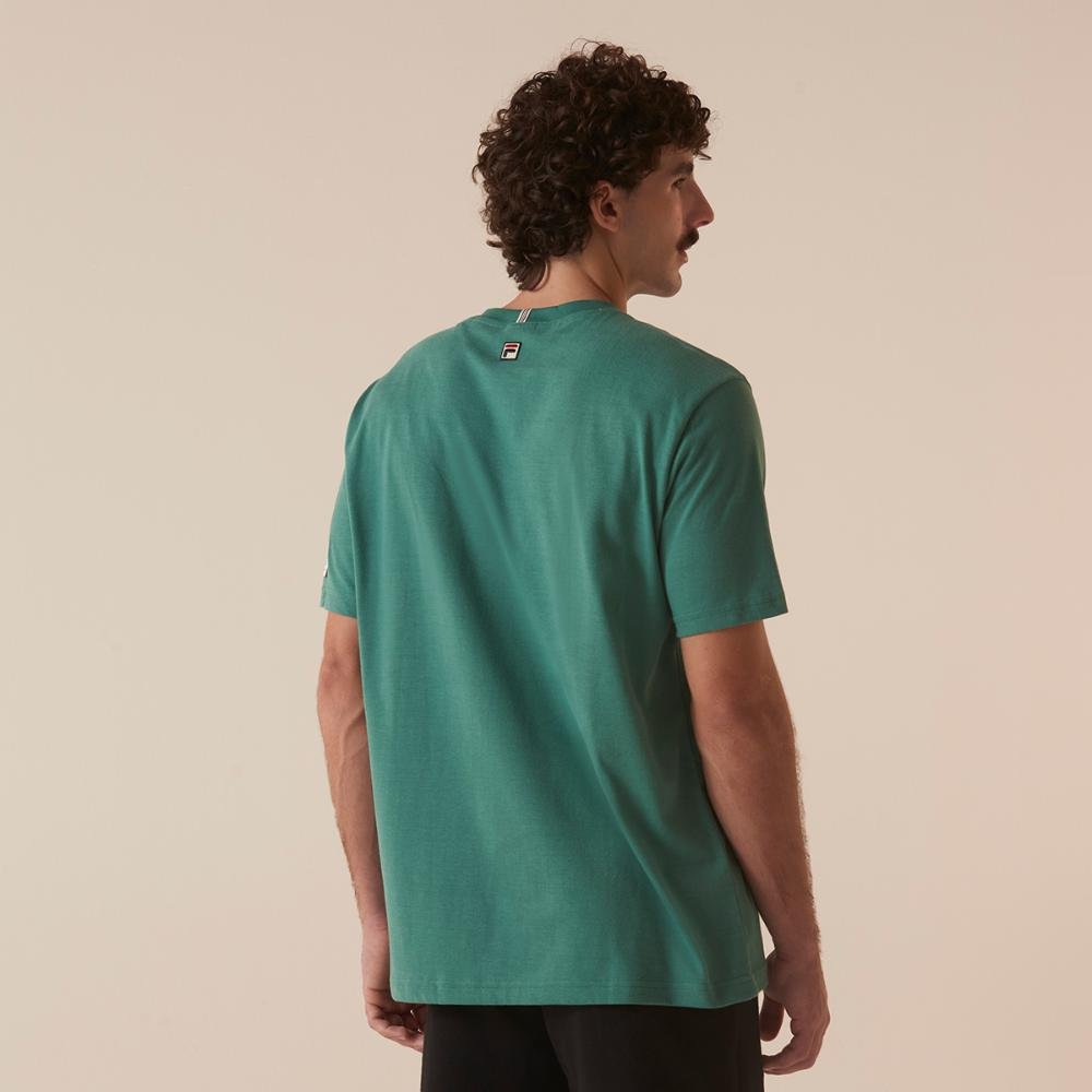 Camiseta Fila Comfort Uc Basic Masculina Verde 2