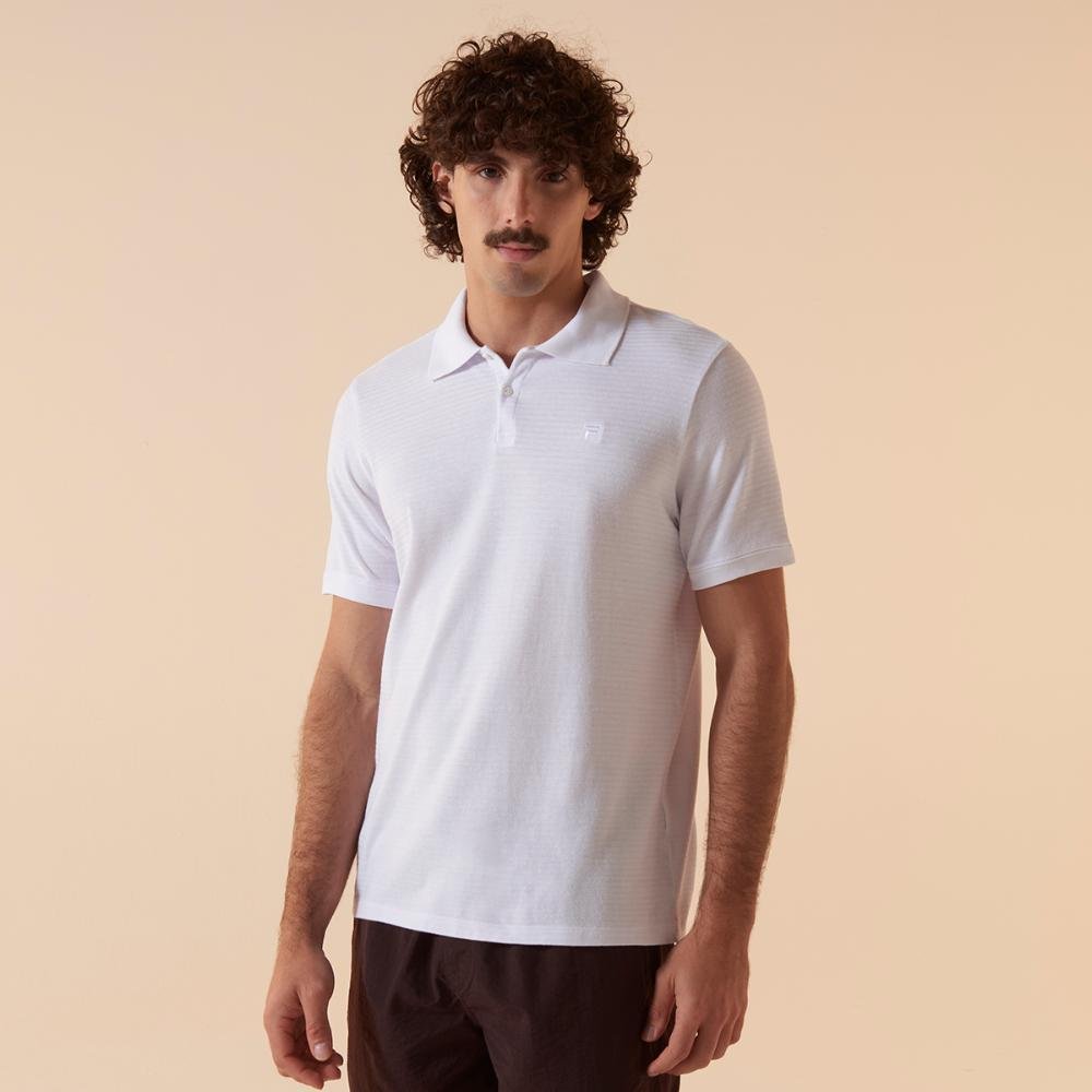 Pólo Fila Regular Gt Masculina Branco 1