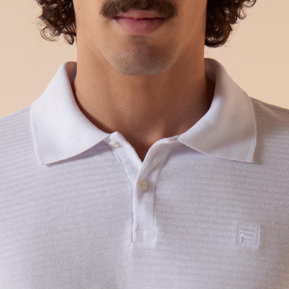Pólo Fila Regular Gt Masculina Branco 4