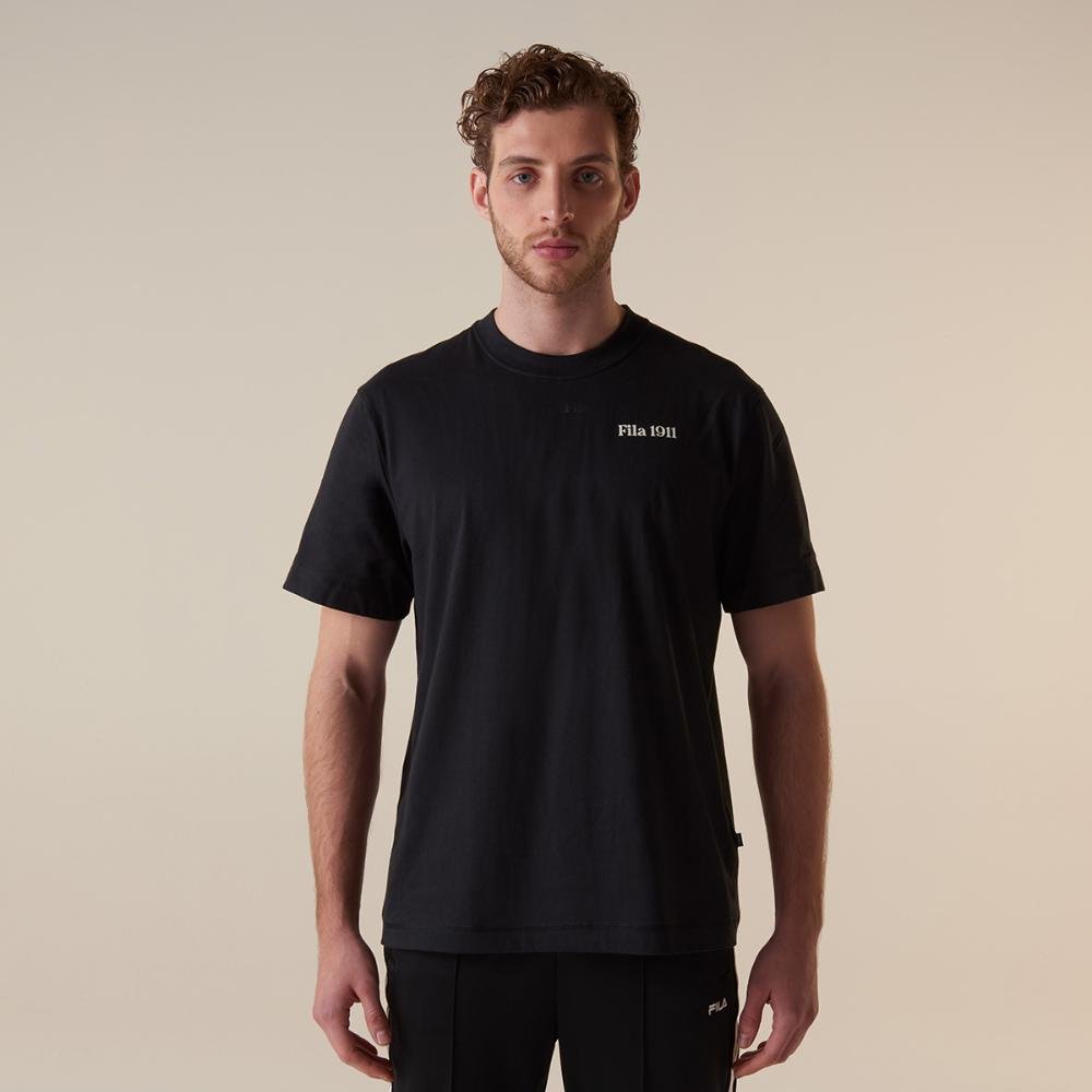 Camiseta Fila Over 1911 Union Masculina Preto 1