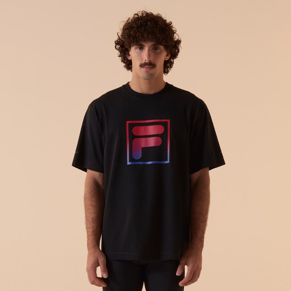 Camiseta Fila Over Cotton Union Racer Masculina