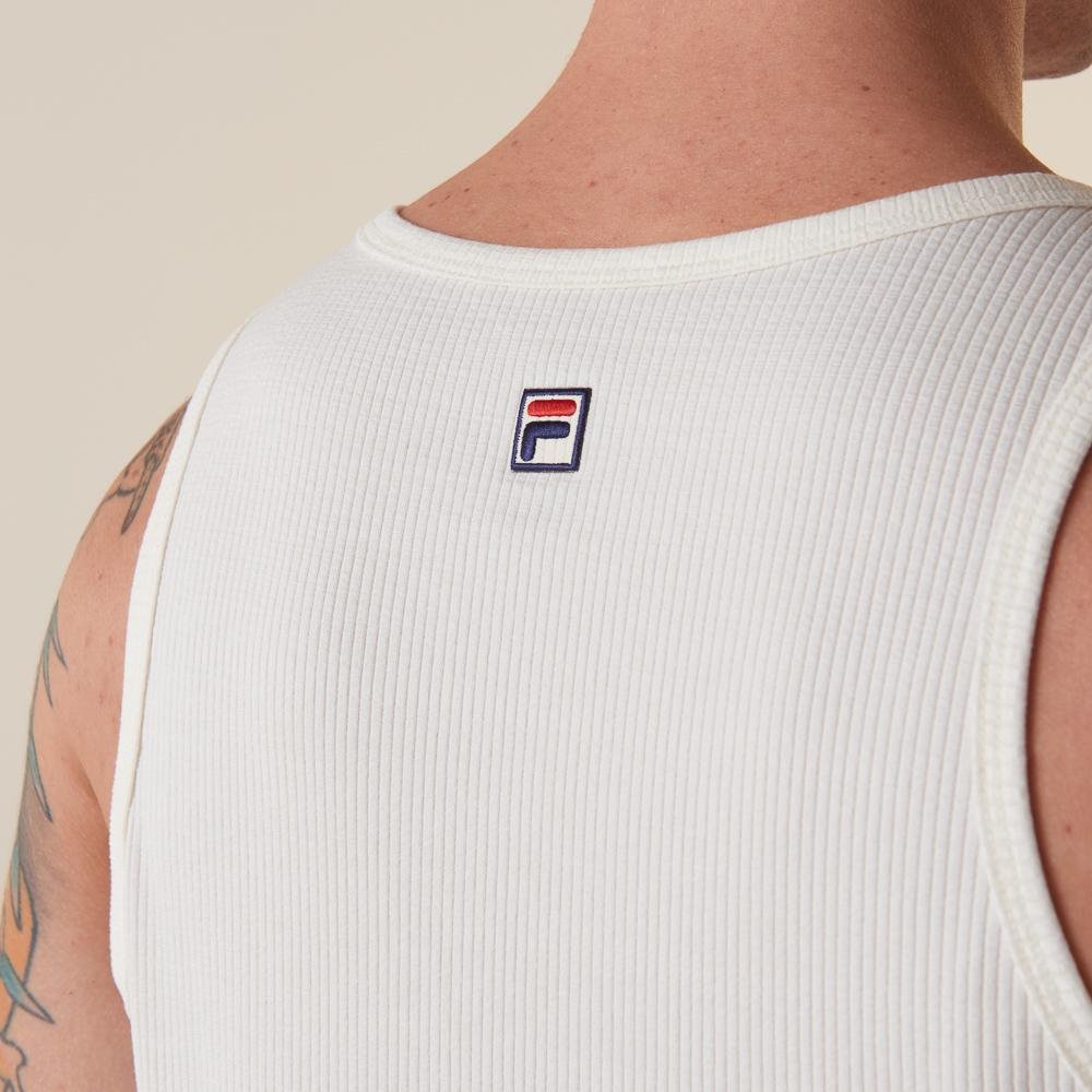 Regata Fila Rib Masculina Branco 5