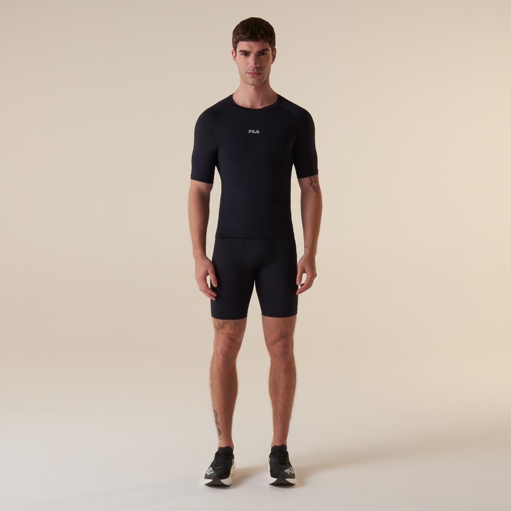 Camiseta Fila Performa Eco Masculina Preto 3