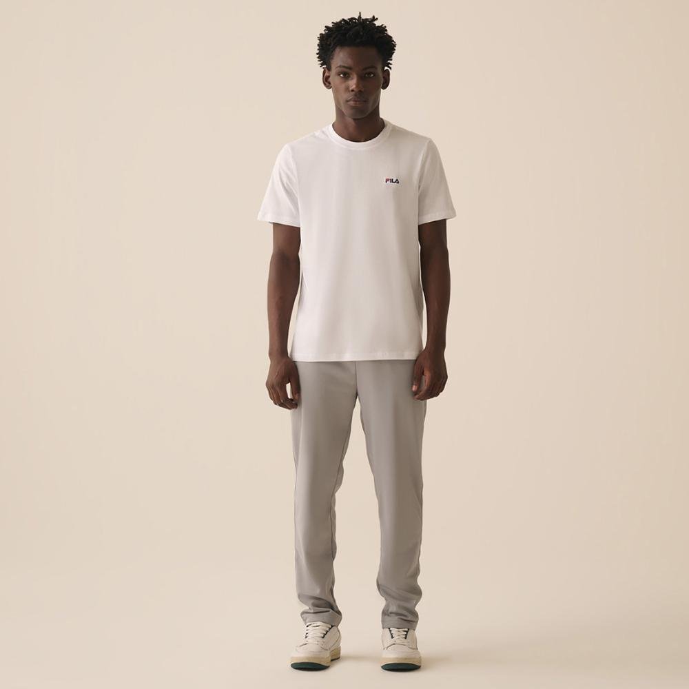 Camiseta Fila Regular Classic Masculina Branco 3