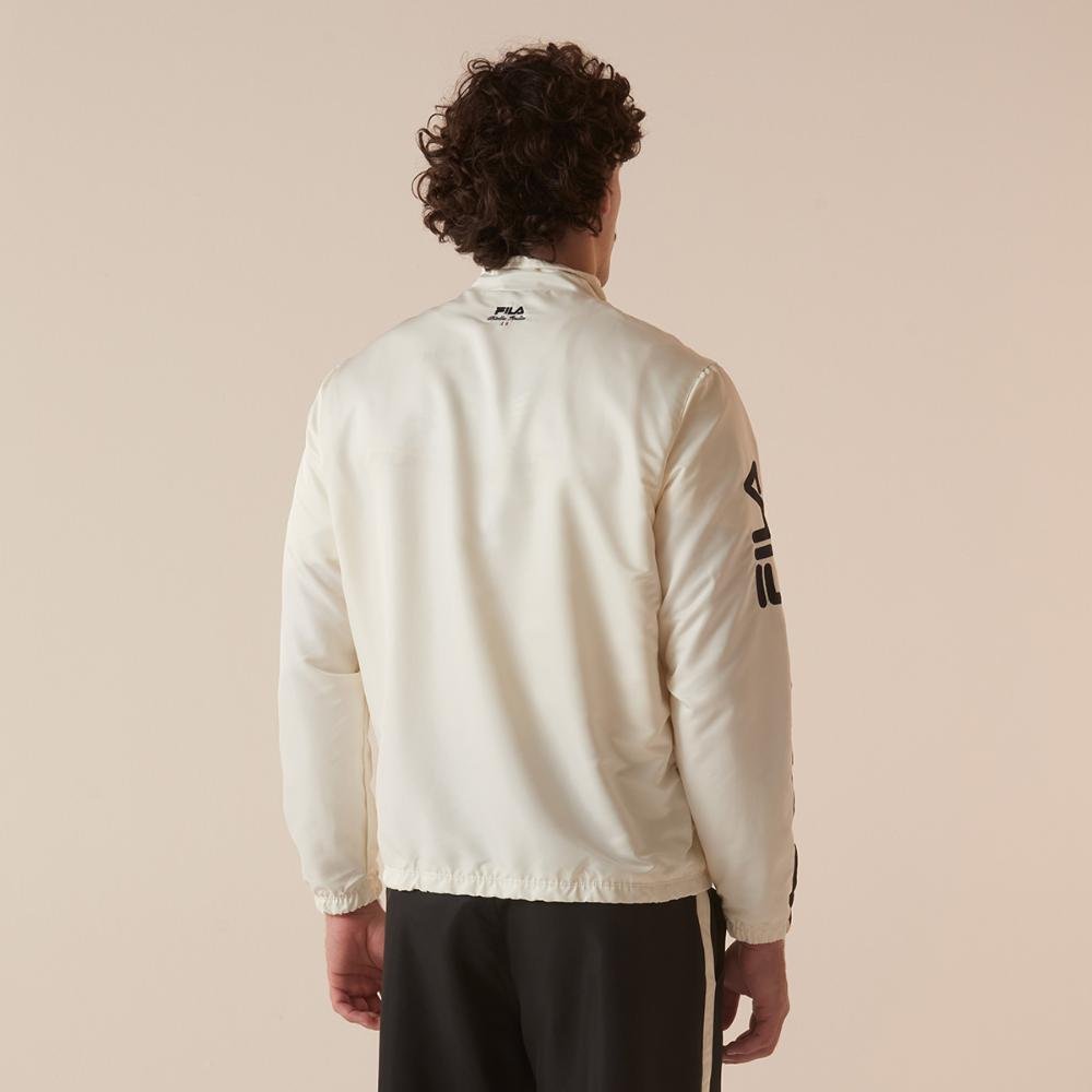 Jaqueta Fila Regular Motor Sport Masculina Branco/Preto 2