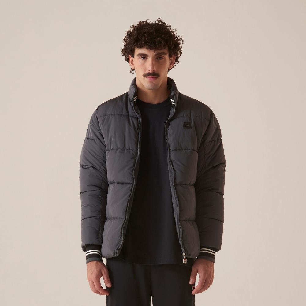 Jaqueta Fila Uc Puffer Masculina Cinza 1