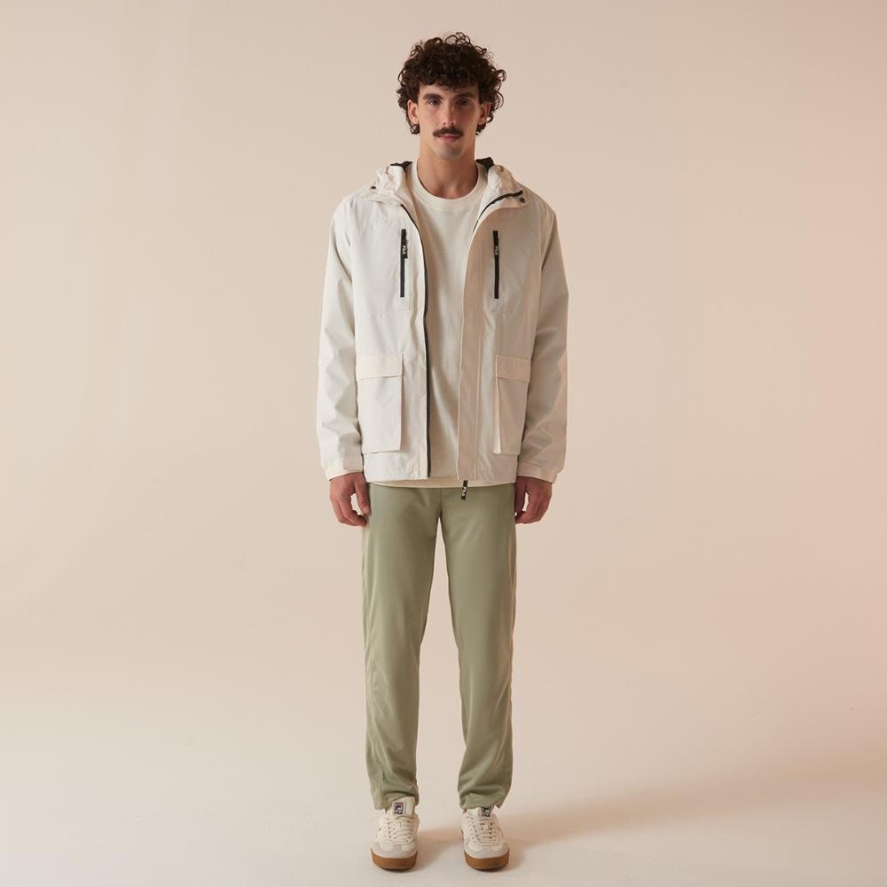 Jaqueta Fila Water Resistant Masculina Branco 3