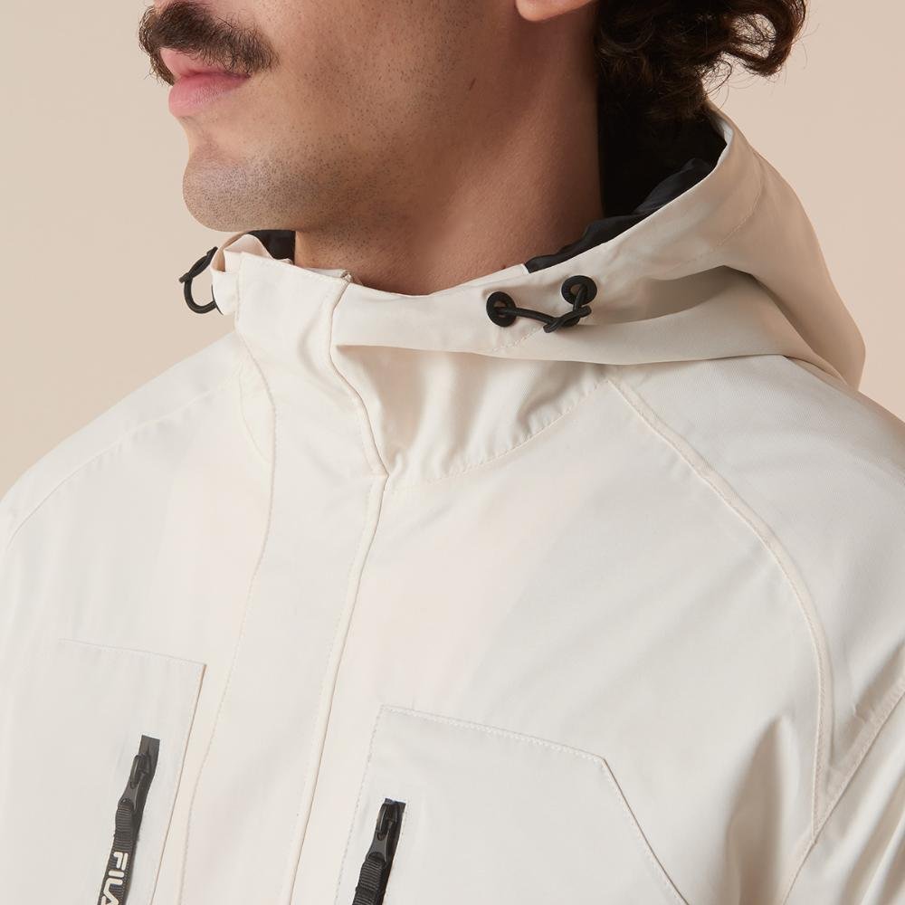 Jaqueta Fila Water Resistant Masculina Branco 5