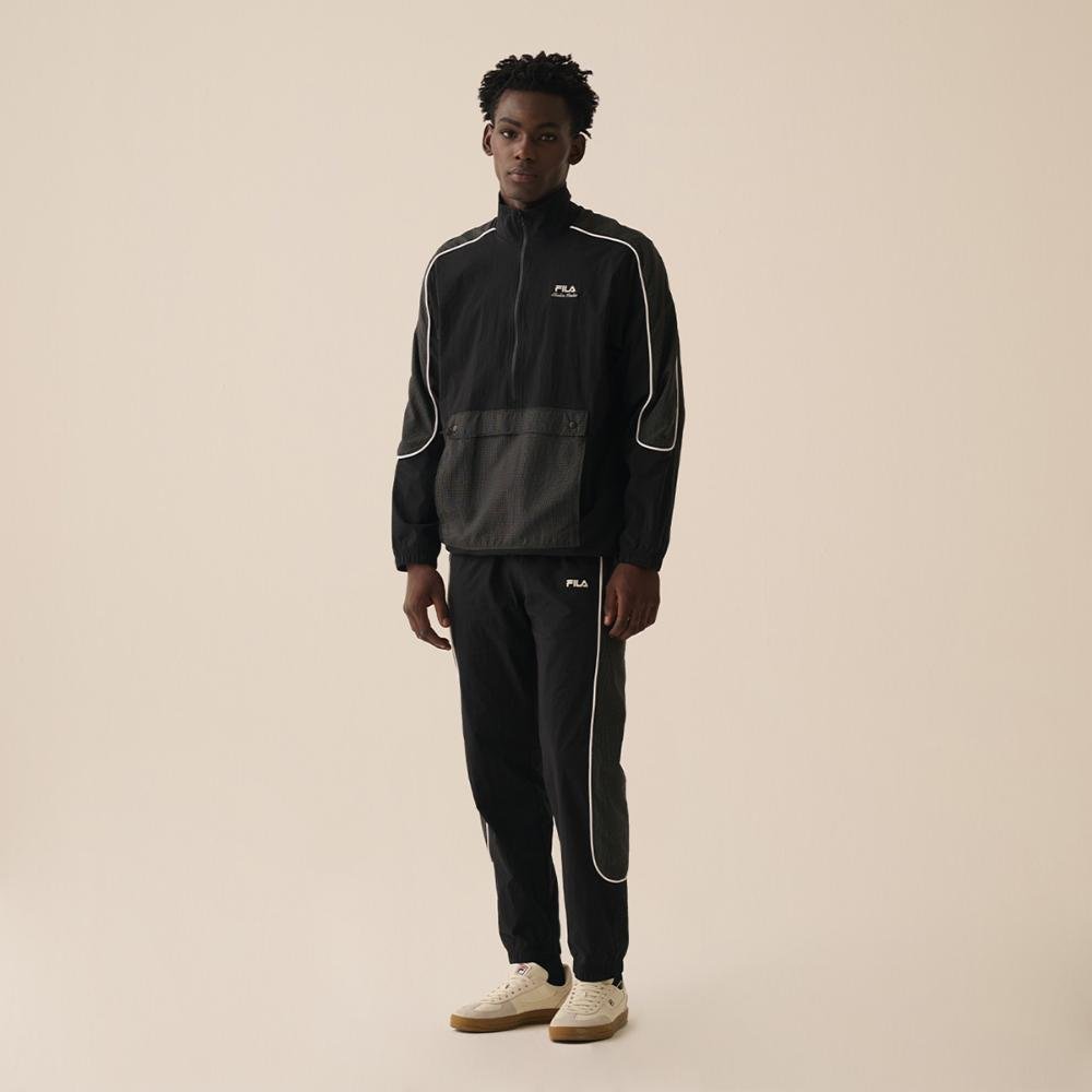 Jaqueta Fila Anorak Biella Italia Masculina Preto 3