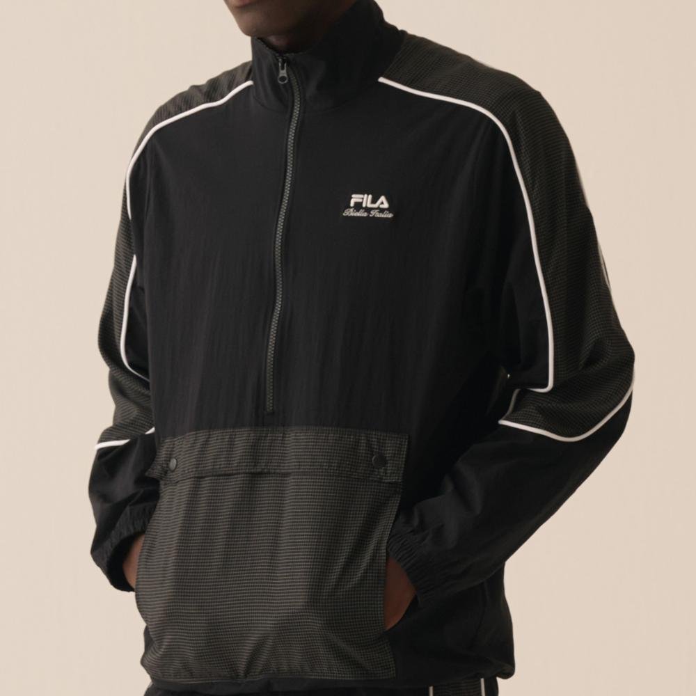 Jaqueta Fila Anorak Biella Italia Masculina Preto 4