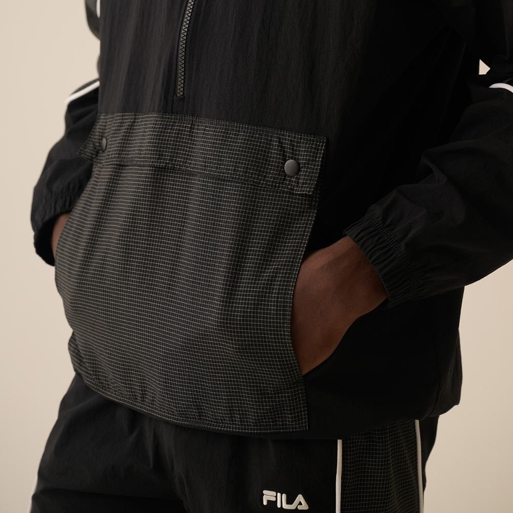 Jaqueta Fila Anorak Biella Italia Masculina Preto 6