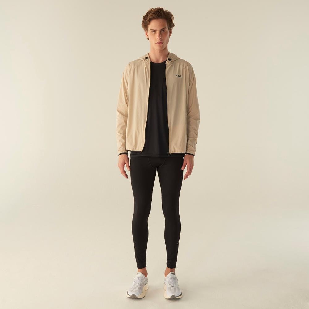 Jaqueta Fila Zip Easy Training Masculina Bege 3
