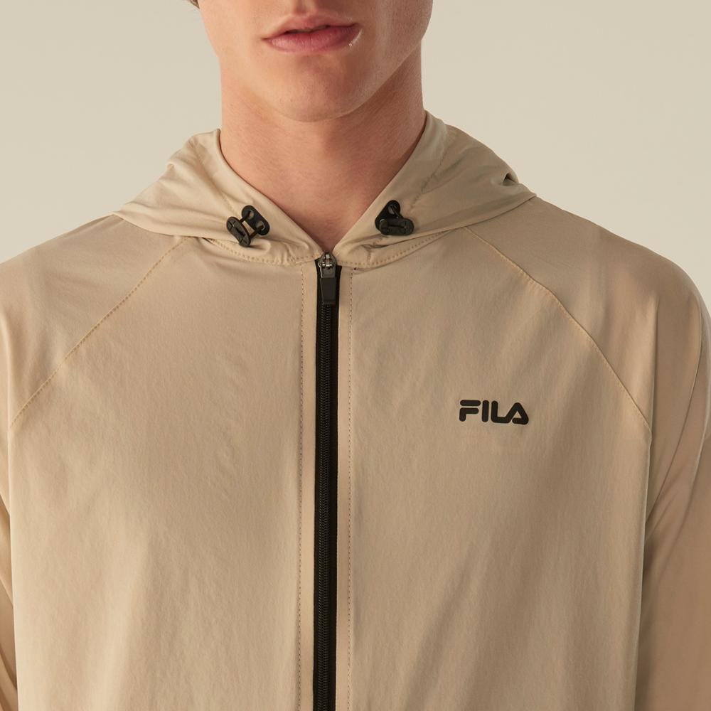 Jaqueta Fila Zip Easy Training Masculina Bege 4