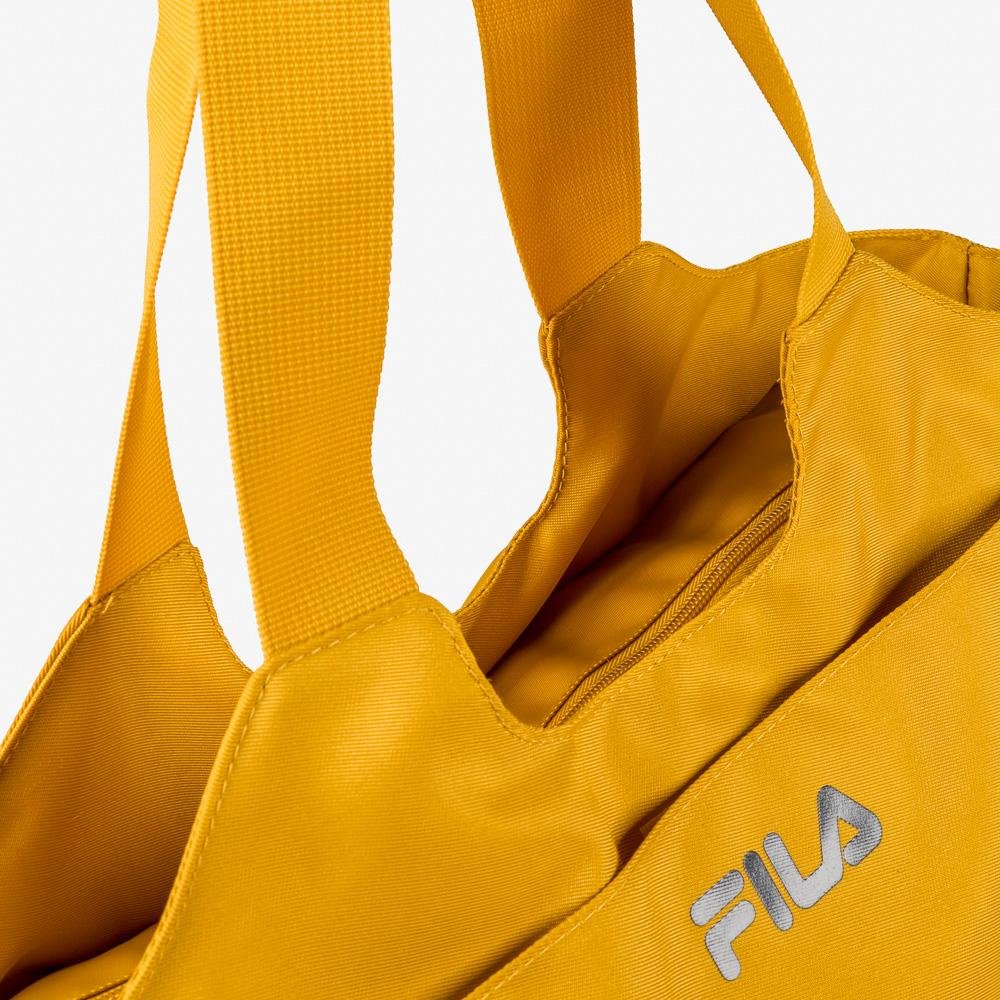 Bolsa De Ombro Fila Functional Tote Unisex Amarelo 6