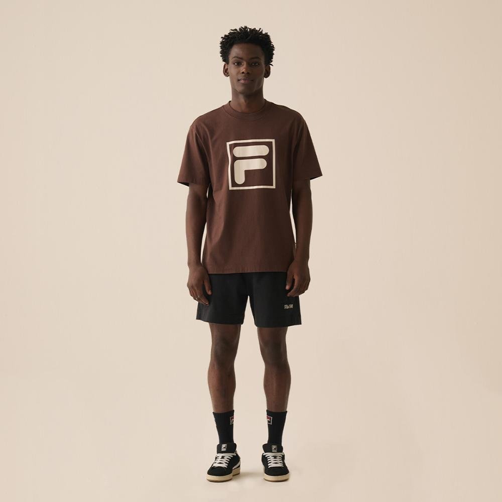 Camiseta Fila Comfort F-Box Union Classics Masculina Marrom 3
