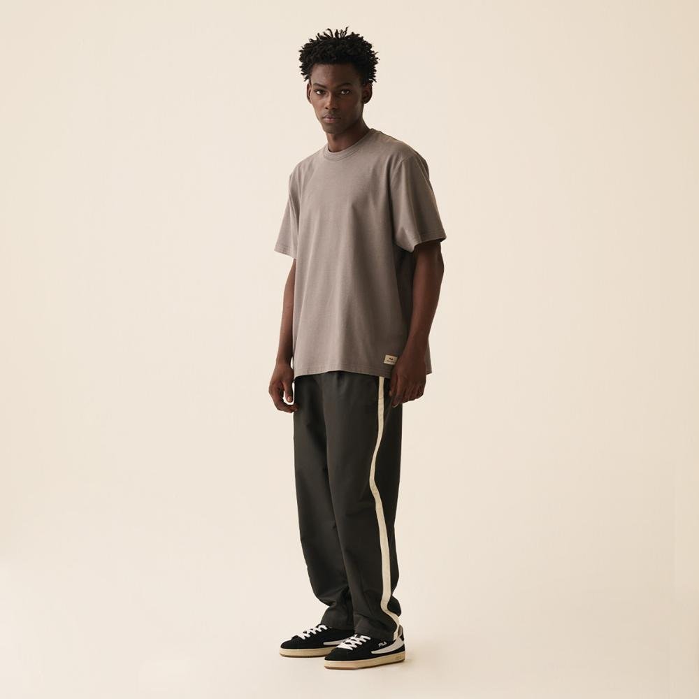 Camiseta Fila Oversized Motor Sport Masculina Cinza 3