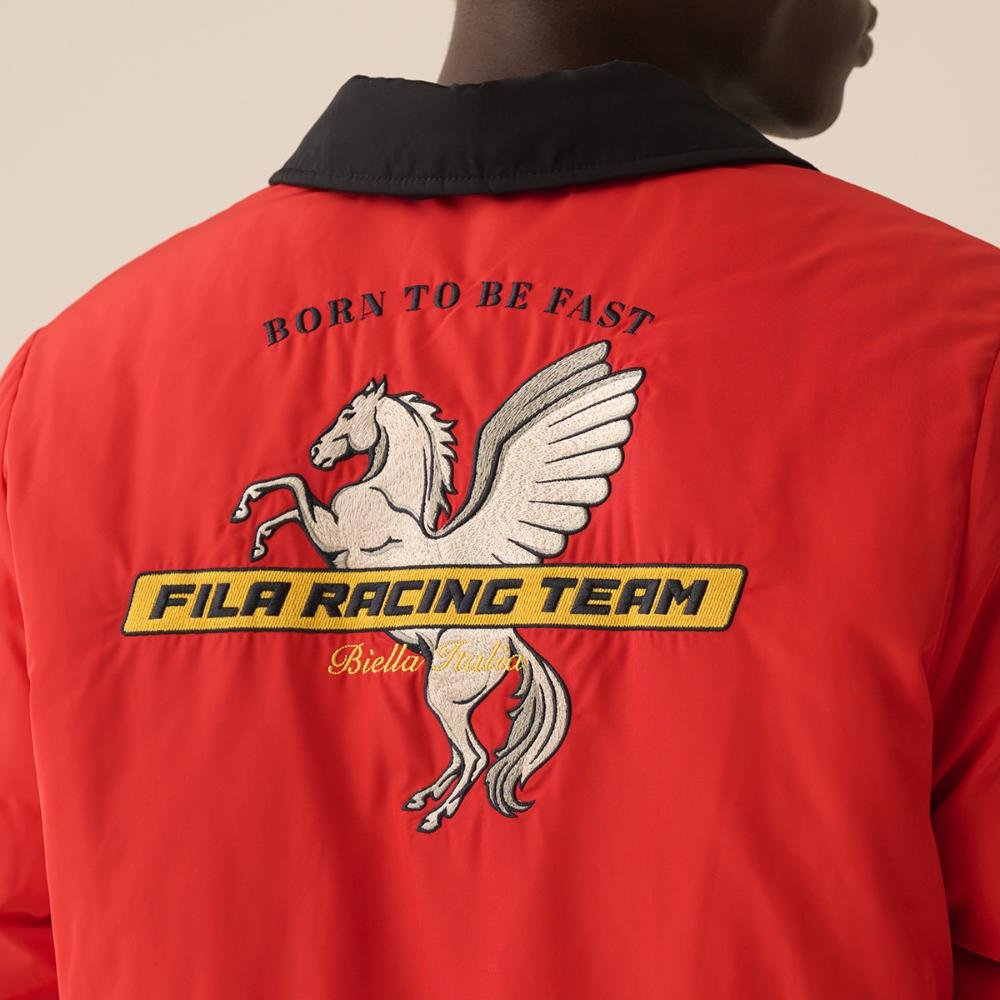 Jaqueta Fila Bomber Comfort Motor Sport Unisex Vermelho 5