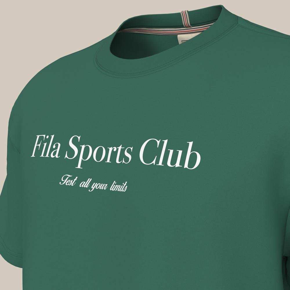 Camiseta Fila Comfort Sport Club Masculina Verde 4