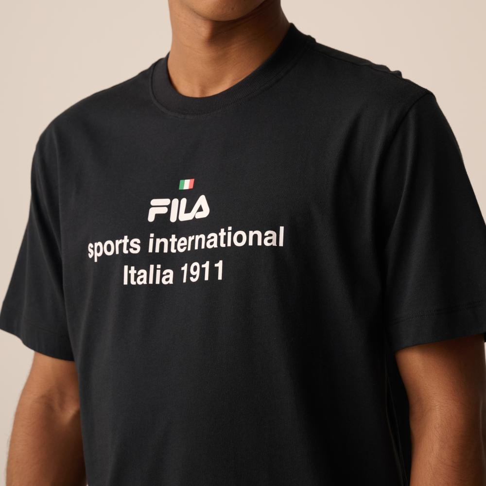 Camiseta Fila Comfort Sports 1911 Masculina Preto 4