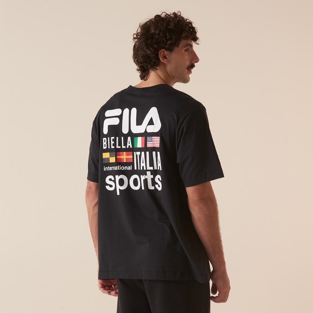 Camiseta Fila Sports International Over Masculina Preto 2