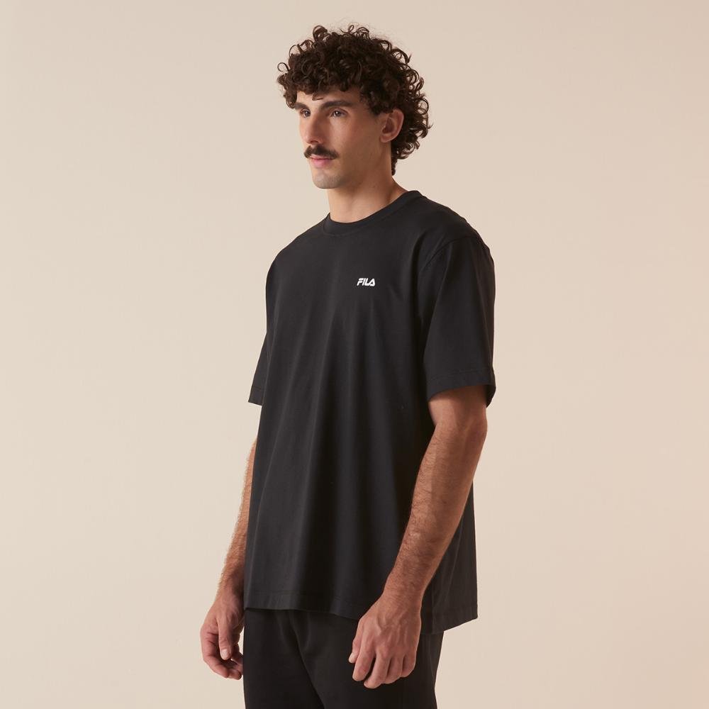 Camiseta Fila Sports International Over Masculina Preto 4