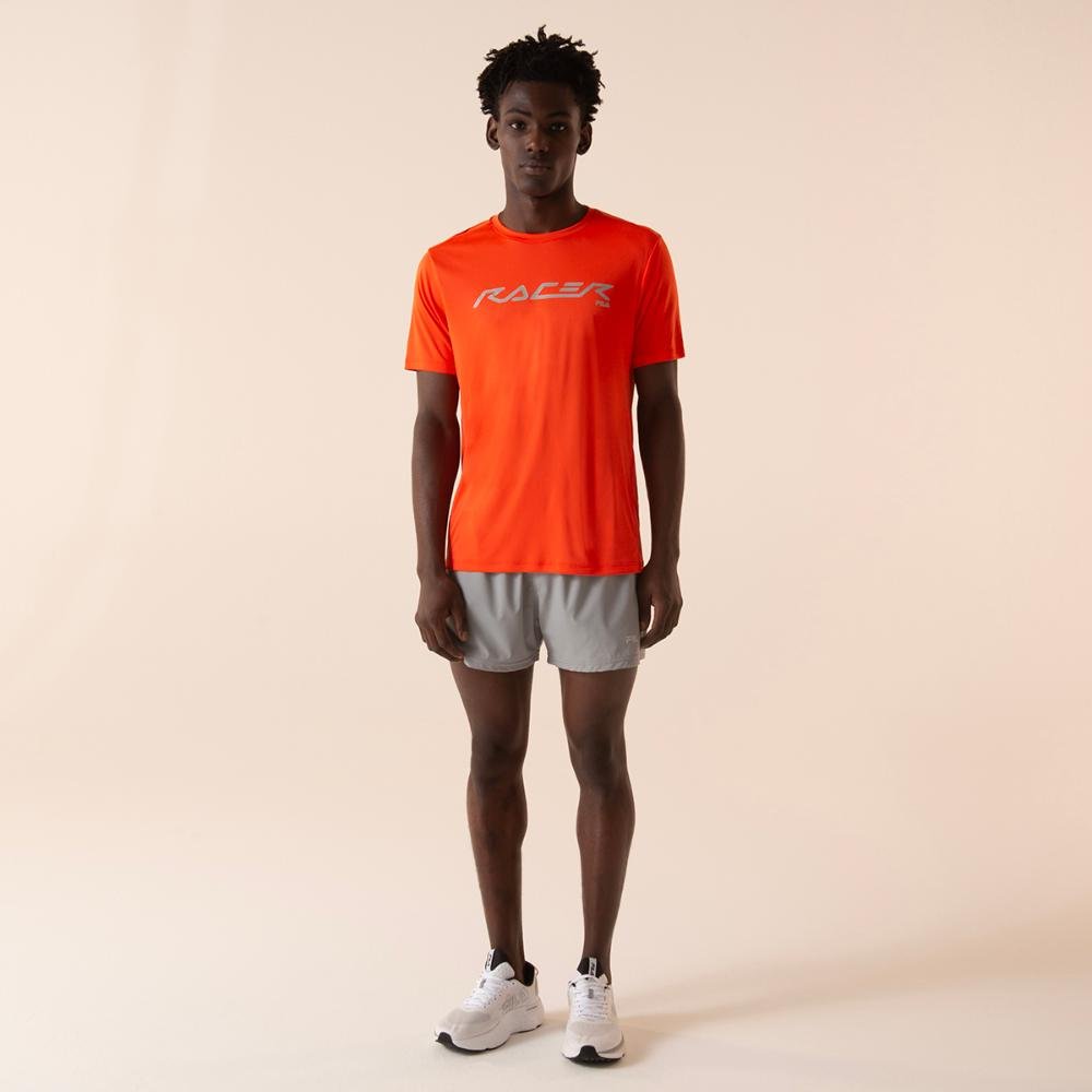 Camiseta Fila Reflective Core Run Masculina Laranja 3