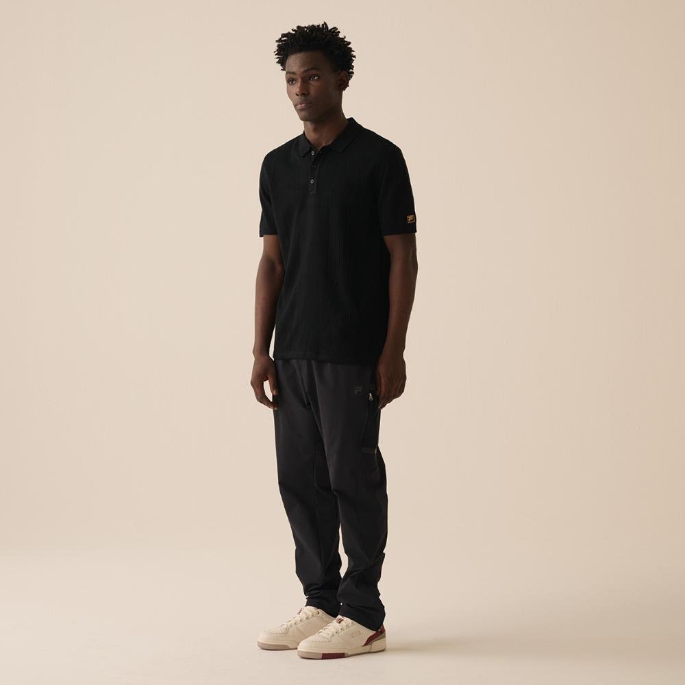 Pólo Fila Evan Masculina Preto 3