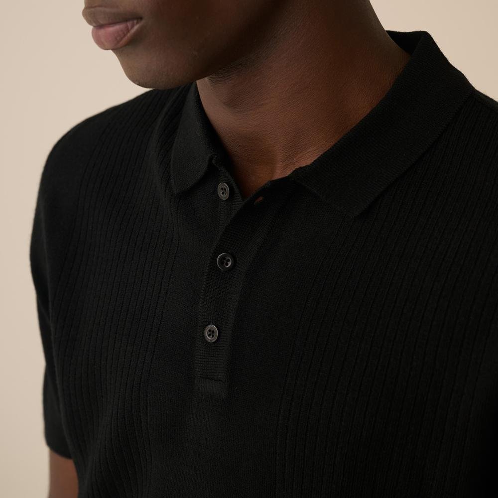 Pólo Fila Evan Masculina Preto 4