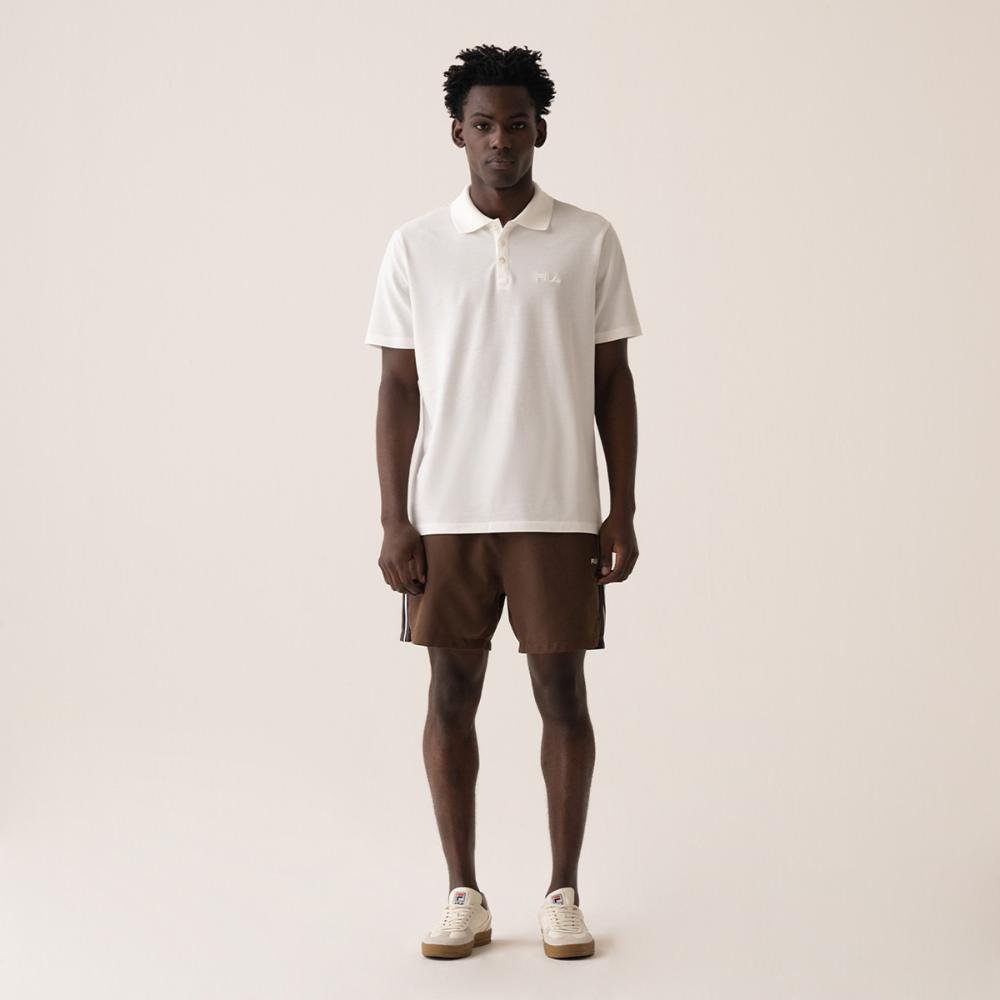 Pólo Fila Basic Masculina Branco 3