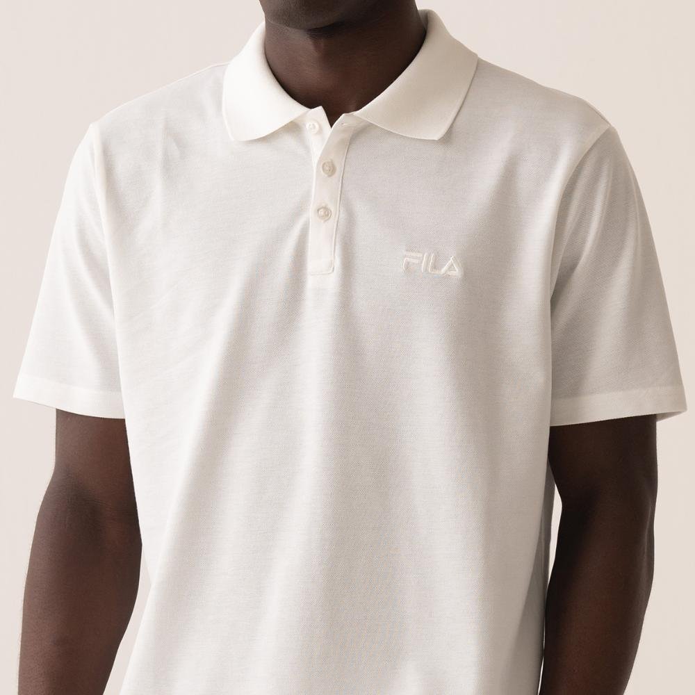 Pólo Fila Basic Masculina Branco 4
